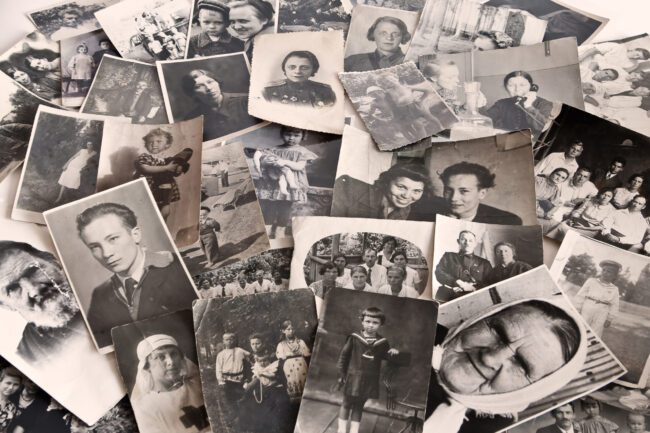 Vintage,Photos,From,Family,Archive,Shot,At,The,Beginning,Of